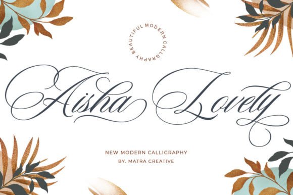 Aisha Lovely: A Script Font with Timeless Character