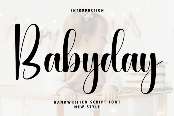 Babyday: A Modern Script Font for Elegant Branding
