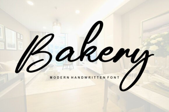 Bakery: A Sweet, Flowing Handwritten Font for Romantic Designs