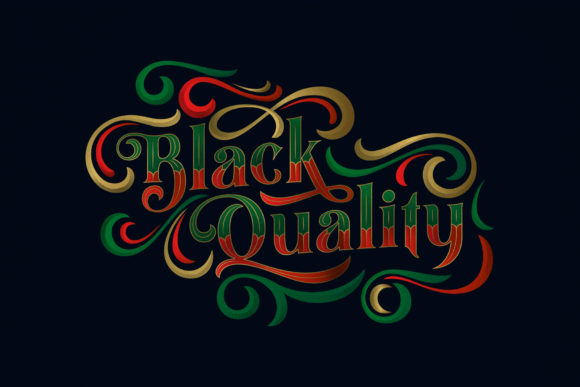 Black Quality: A Modern Take on the Gothic Typeface