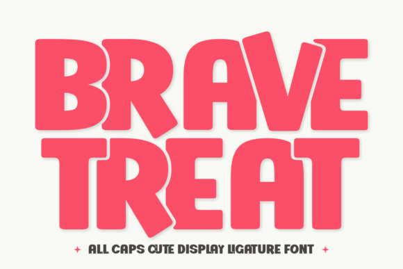 Brave Treat Fonts: Your Go-To Typeface for Playful, Bold Design