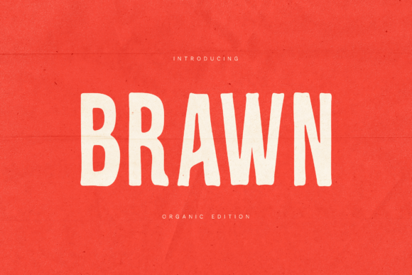 Brawn: The Bold Condensed Typeface with Vintage Soul