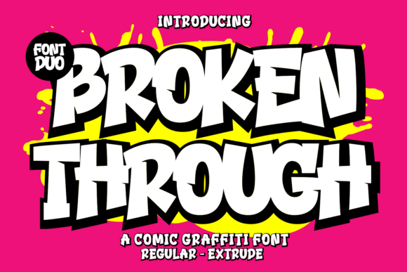 Broken Through: A Typeface for Authentic Design