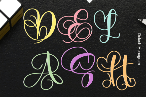 Delash: The Decorative Monogram Font for Authentic Design