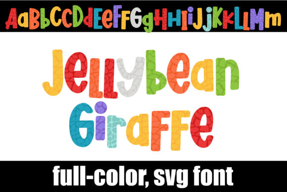 Jellybean Giraffe: A Playful Display Font for Vibrant Projects