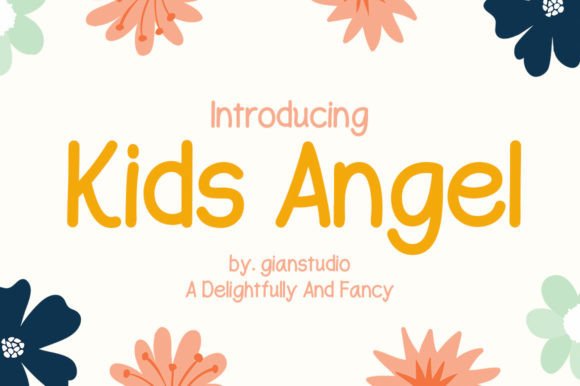 Kids Angel Font: A Hand-Drawn Vibe with Modern Polish