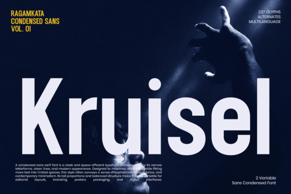Kruisel: The Bold Condensed Sans Serif for Modern Brands