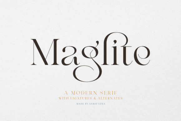Maglite: A Modern Serif for Stunning Visuals
