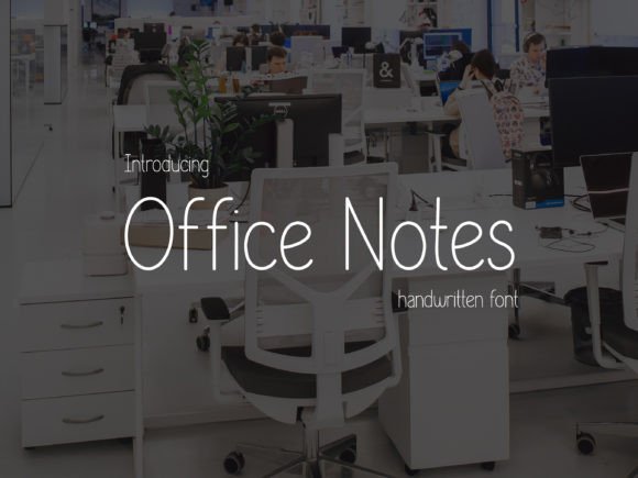 Office Notes: The Handwritten Font for Digital Journaling
