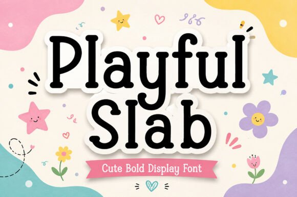 Playful Slab: A Creative Font for Modern Designers