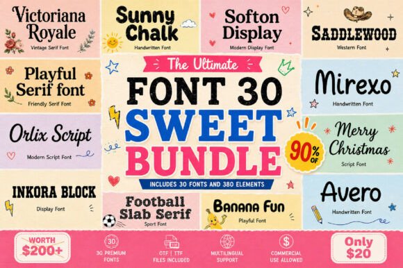 Sweet Mega Bundle: Your New Design Toolkit