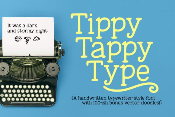 Tippy Tappy Type: A Font Born from a Typewriter Habit