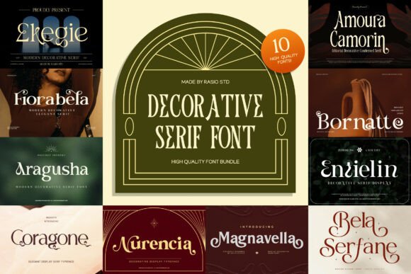 Unlocking Character with Decorative Serif